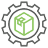 Manufacturing and Industrial industry illustration with factory icons