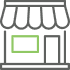 Retail industry illustration with shopping icons