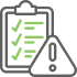 Risk Management industry illustration with risk icons